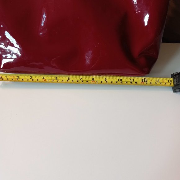 COACH  Shoulder Tote  Bag  Chelsea Patent Leather Red  Authentic - Picture 10 of 14